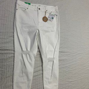 💐💐💐  NWT DIP WOMENS HIGH RISE SKINNY DISTRESSED JEANS SIZE 14 💐💐💐